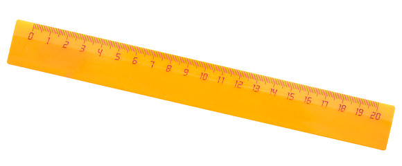 Image showing plastic ruler