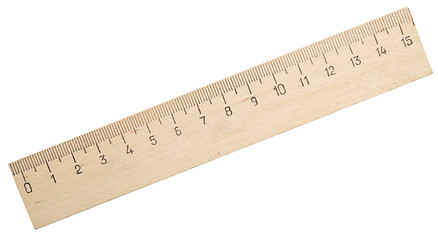 Image showing wooden ruler