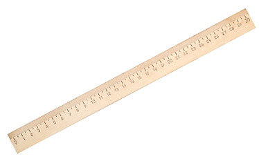 Image showing wooden ruler