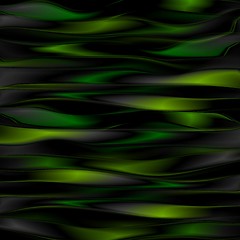 Image showing Dark green shiny stripes background