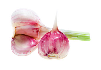 Image showing  garlic. isolated  