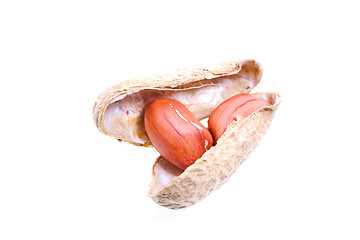 Image showing   broken peanuts