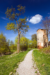 Image showing   ruins Golshany, Belarus