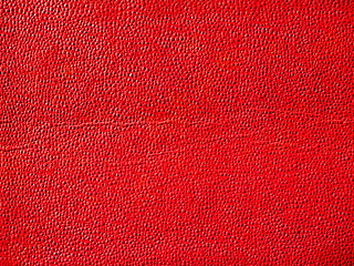 Image showing Retro look Red leatherette background