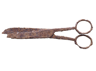 Image showing Rusted scissors