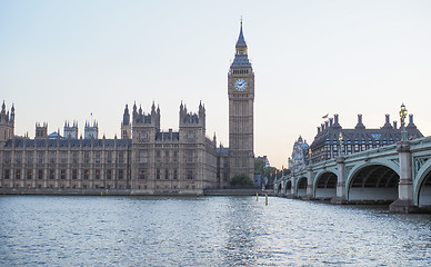 Image showing Houses of Parliament in London