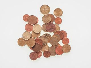 Image showing Euro coins