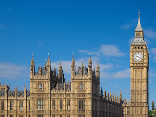 Image showing Houses of Parliament in London