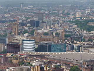 Image showing Aerial view of London