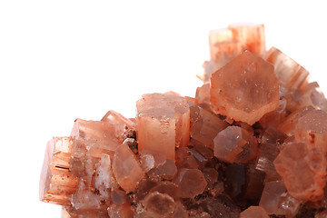 Image showing aragonite mineral isolated\r\naragonite mineral texture