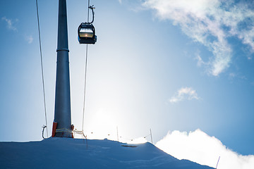 Image showing Ski lift