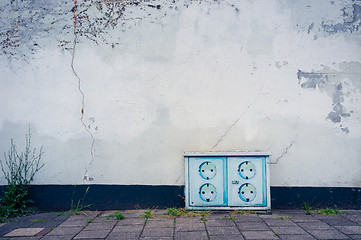 Image showing Power outlet on a wall