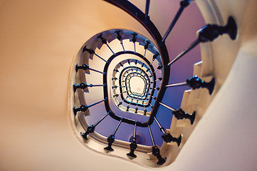 Image showing Spiral staircase