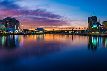 Image showing Darling harbour at night