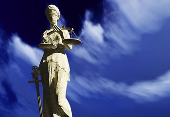 Image showing Lady Justice