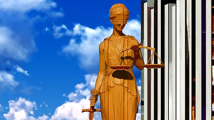 Image showing Lady Justice