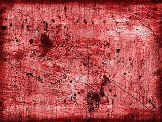 Image showing Red grunge texture