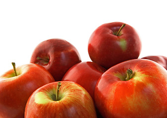 Image showing Ripe red apples