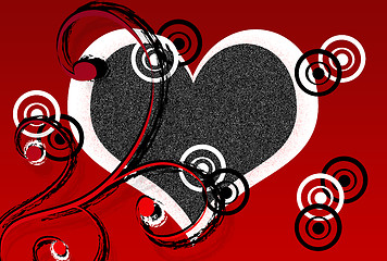 Image showing Grunge Valentine
