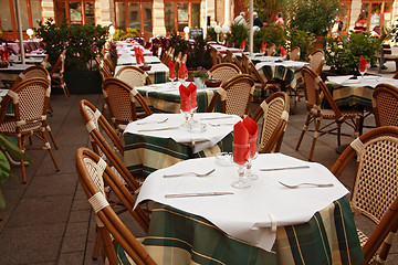 Image showing Outdoor restaurant