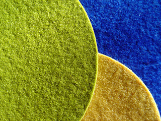 Image showing felt table mats