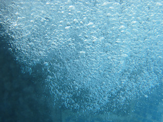 Image showing water bubbles background