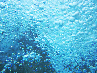 Image showing water bubbles background