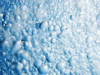 Image showing water bubbles background