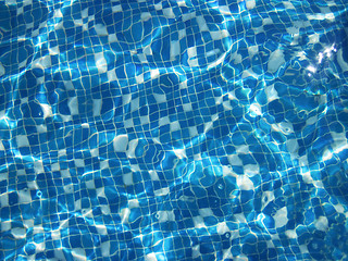 Image showing pool texture blue water 