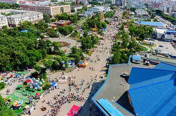 Image showing People have good time in Colour Boulevard. Tyumen