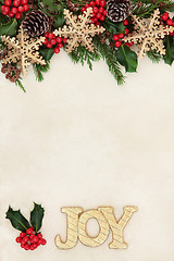 Image showing Christmas Joy Border 