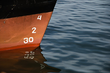 Image showing Numbers at a ship