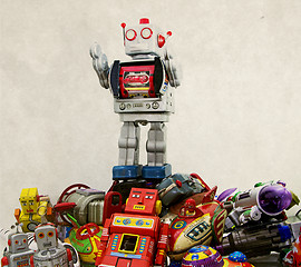 Image showing robot toys