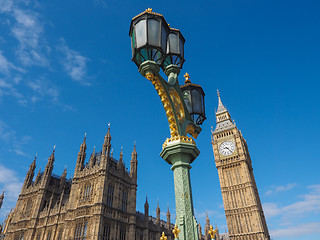 Image showing Houses of Parliament in London