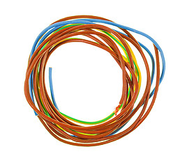 Image showing Retro look Electric wire
