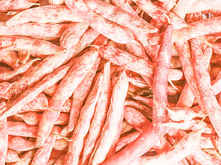 Image showing Retro looking Cranberry beans