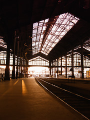 Image showing Saint-Lazare train station in Paris