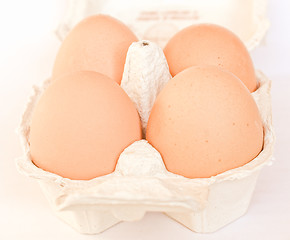 Image showing Retro looking Eggs