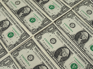 Image showing Dollar notes 1 Dollar