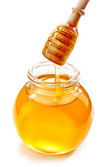 Image showing jar of honey