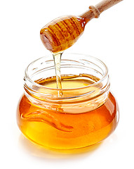 Image showing jar of honey