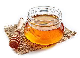 Image showing jar of honey