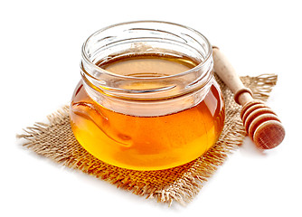 Image showing jar of honey