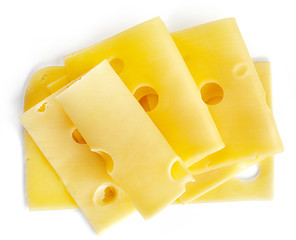 Image showing cheese slices