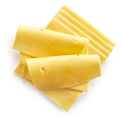 Image showing cheese slices