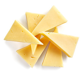 Image showing cheese slices