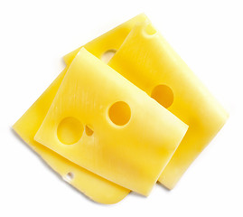 Image showing cheese slices