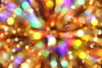 Image showing christmas lights background