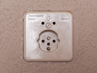 Image showing Power plug wall socket - Switzerland