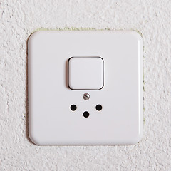 Image showing Power plug wall socket - Switzerland